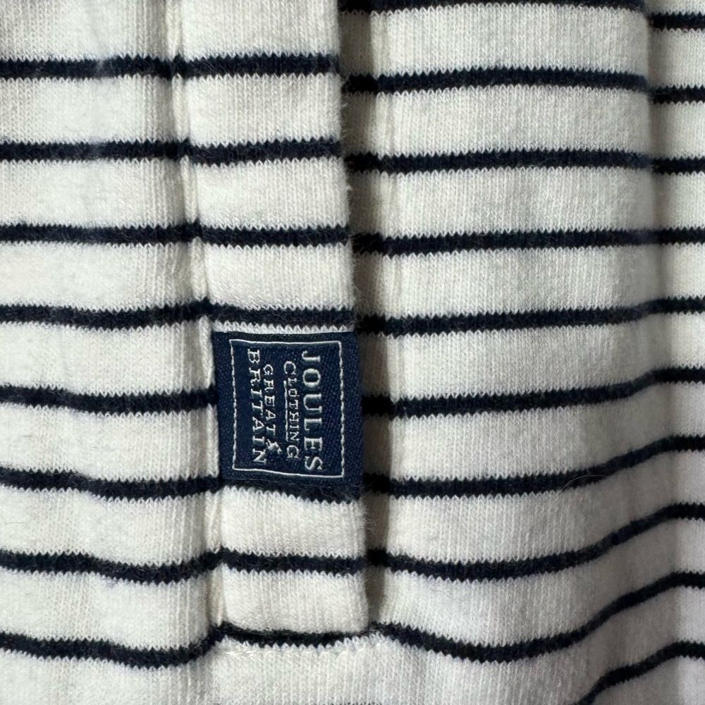 Joules Stripe Turtleneck Dolman Sleeve Sweatshirt - Picture 4 of 8